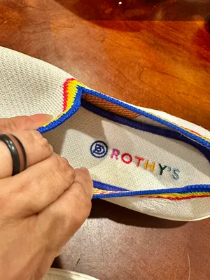 Rothy's White Sneakers. Size 7.5 thumbnail 6