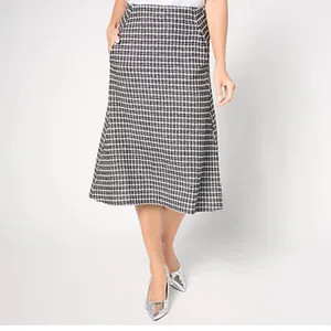 Chic‎ Black and White Skirt Set for Effortless Elegance Size XS thumbnail 2