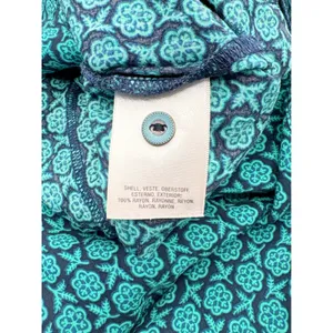 Maeve Anthropologie Jumpsuit Size XS Green Floral Geo‎ Belted Rayon Boho Cropped thumbnail 6