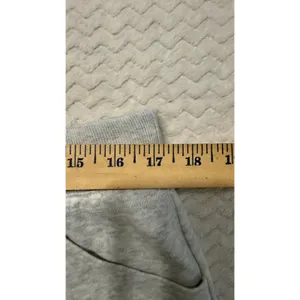 Hollister Womens Fleece Mini Skort Heather Gray Drawstring Pockets Size L thumbnail 6