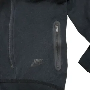 Nike Black Sportswear Tech Fleece Cape Zip-Up Hoodie thumbnail 7
