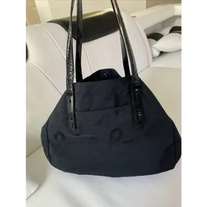 Agnès b. Voyage small black nylon bag with strap details. thumbnail 3