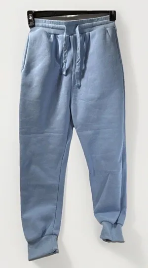 Aocku Sweatpants Juniors Petite Size XL Blue Drawstring Fleece 22.5" Inseam thumbnail 1