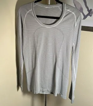 LULULEMON Swiftly Long Sleeve Top size 10 great condition thumbnail 1