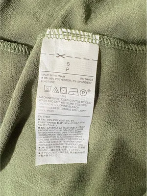 Banana Republic Women's Small Green V-Neck Cap Sleeve Top with Cinched Waist thumbnail 4