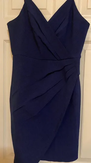 Navy Mini Dress thumbnail 4