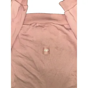 Alo Sweet Escape Hoodie In Vintage Pink Large Sold Out thumbnail 6