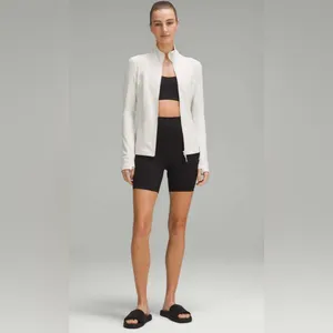 Lululemon NWT Define Jacket Nulu in Bone Color Size 10 Full Zipper thumbnail 3
