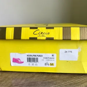 Circus NEW NY Moira Pink Punch Women's Wedge Sandal Size 8.5 #B1672 thumbnail 2