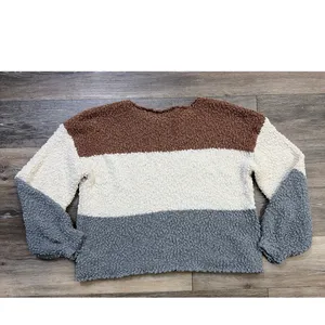 Altard State Colorblock Popcorn Knit Sweater Medium Cozy Fall Winter thumbnail 6