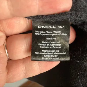 O’Neill hoodie sweatshirt black blue size‎ small casual surf beach bum comfy thumbnail 5