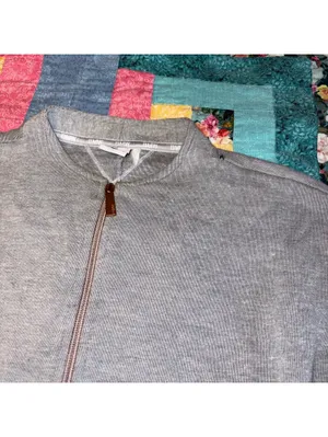 BMW $112 Woman’s S Gray Full Zip Sweat Jacket with Drawstring Hem Zip Pockets thumbnail 5