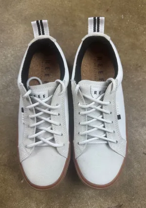 Reef Lay Day Dawn Sneakers in White/Offwhite w gum sole Size: 7 thumbnail 1