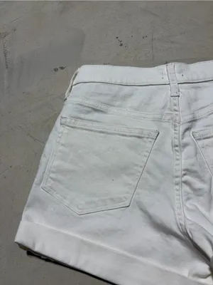 J. Crew White Women’s Rolled-Hem Denim Shorts NWT MSRP$60 25 thumbnail 7