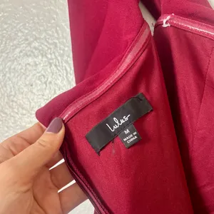 Lulus // Song of Love Wine Red Off-the-Shoulder Maxi Dress thumbnail 5