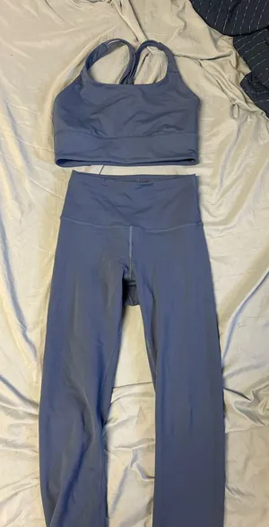 Lululemon Wunder Train Leggings 25” + Energy Bra Longline thumbnail 1