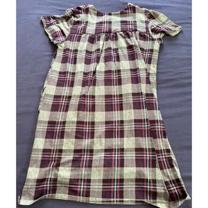Secret Treasures Womens Purple Plaid Lace Trim Nightgown Sleep Dress XL 16-18 thumbnail 12