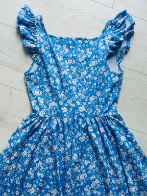 Loemes Dress, Summer Cute Floral Flowy Knee Length Sundressses Beach Size S thumbnail 6