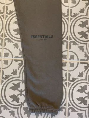 Fear Of God Essentials Charcoal Gray Sweatpants - Medium thumbnail 2