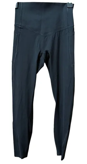 Halara Size XS 7/8 Black Leggings NEW Smooth Solid Stretch NWT thumbnail 1