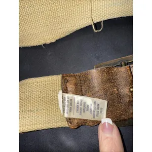 Vintage Old‎ Navy Camo Cargo Leather BOHO Hippie Skater Streetwear Y2K Belt thumbnail 6