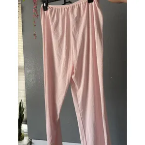 Vanity Fair Vintage Pink Nylon Pajama Lounge Set Size Medium 40 thumbnail 4