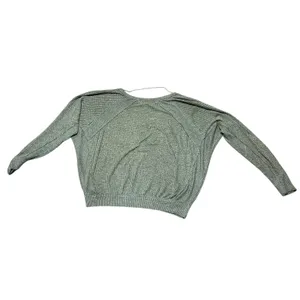 Free People We The Free Santa Clara Thermal Top Olive Green Waffle Knit Medium thumbnail 11