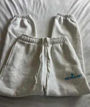 Pink Palm Puff Sweatpants thumbnail 1