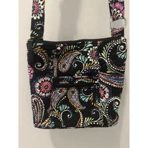 Vera Bradley Quilted Crossbody Purse Bandana Swirl Pattern Shoulder Bag Tote thumbnail 2