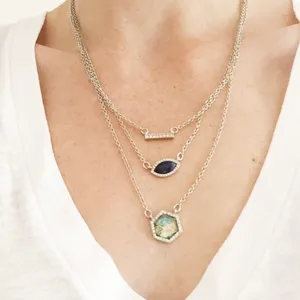 Chloe + Isabel convertible layered pendant necklace thumbnail 9