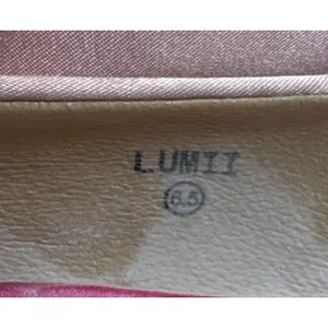Lulus Lumii Satin Color Block Pumps Fuchsia Pink Blush Pointed Toe Heels sz 6.5 thumbnail 6