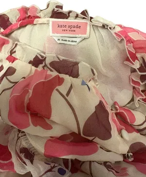 Kate Spade Nouveau Bloom Silk Shell Blouse Medium thumbnail 4