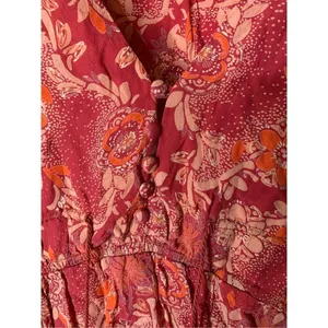 Free People Boho blouse top women's size medium thumbnail 5