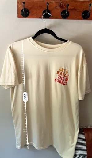 Let’s Watch The Sunset Short Sleeve Graphic Tee XS thumbnail 8