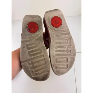 Fitflop Womens Adjustable‎ Buckle Thong Sandals Size 7 US Comfort Walking thumbnail 3