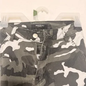 Camouflage Cargo Pants White thumbnail 2