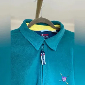 Vintage Bugle Boy Fleece Jacket Gorpcore Granola Quiet Luxury Old Money Academia thumbnail 4