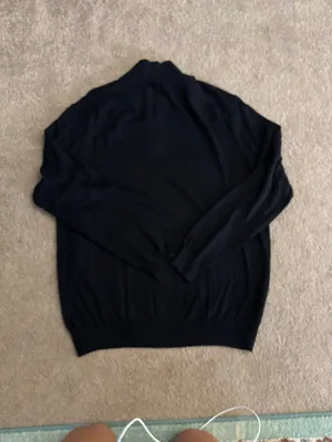 Jos. A. Bank Men's Black Quarter Zip-Up Sweater thumbnail 3