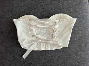 Princess Polly Endless Love Corset Top in White size US 2 thumbnail 6