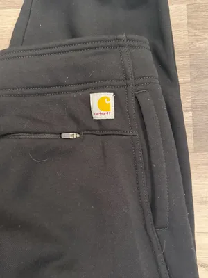 Carhartt Women’s Black Relaxed Fit Fleece Jogger Sweatpants Size 1X thumbnail 8