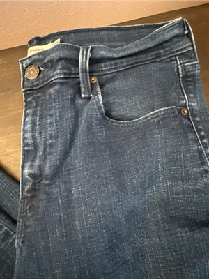 505 Straight Levi's Straight Leg Jeans in Dark Blue Wash thumbnail 2