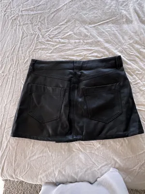 Free People Leather Skort thumbnail 4
