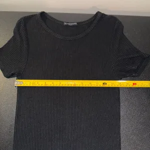 Brandy Melville Black Ribbed Knit Mini Dress One‎ Size thumbnail 4