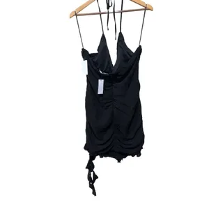 Astr the Label Ruffle Halter Mini Dress Size‎ Medium thumbnail 7