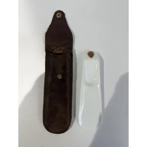 Vtg Gucci Made‎ To Measure Shoe Horn White With Brown Suede Case thumbnail 3