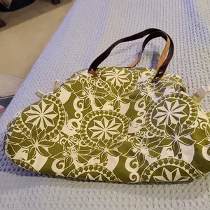 Adorable Green and Cream Cloth Bag (#8) thumbnail 2