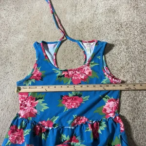 Matilda Jane Cottagecore Floral Peony Tiered Maxi Dress Keyhole Back‎ M thumbnail 4