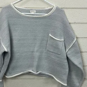 POL Gray Sweater size S thumbnail 6