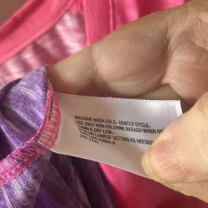 FINAL MARKDOWN Made for Life Pink and Purple Ombre Tank Top xxl thumbnail 4