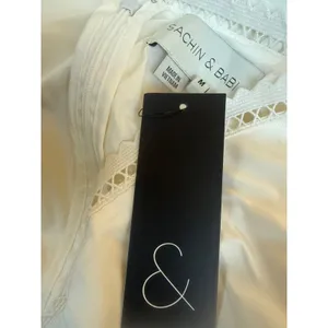 NWT SACHIN & BABI‎ Caden Babydoll Dress in Ivory Medium $475 thumbnail 9